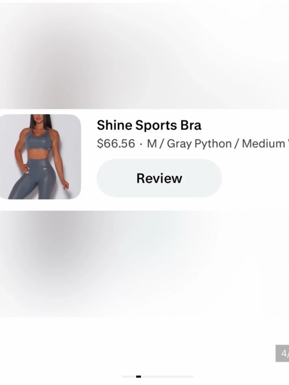 Bombshell Sportswear White python shine High-Waist Seamless Leggings and Top - Picture 4 of 16